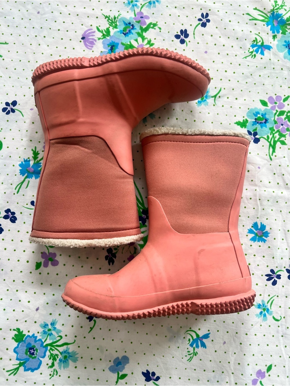 Hunter Boots Kids Fleece Lined - US 1B/2G